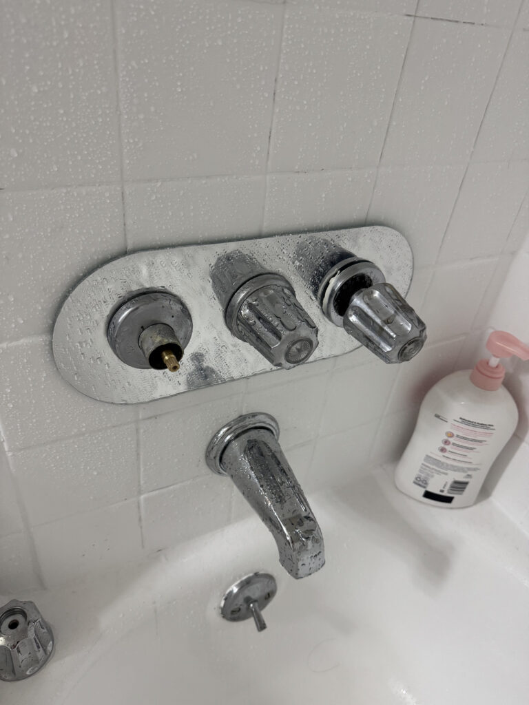 Bathtub Faucet Handles have come off.
